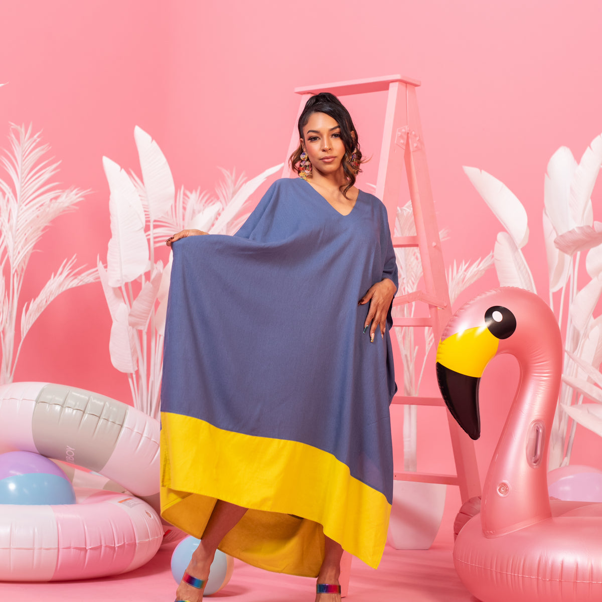 Azure Tide Linen Muumuu Dress – MuuvmentByFee