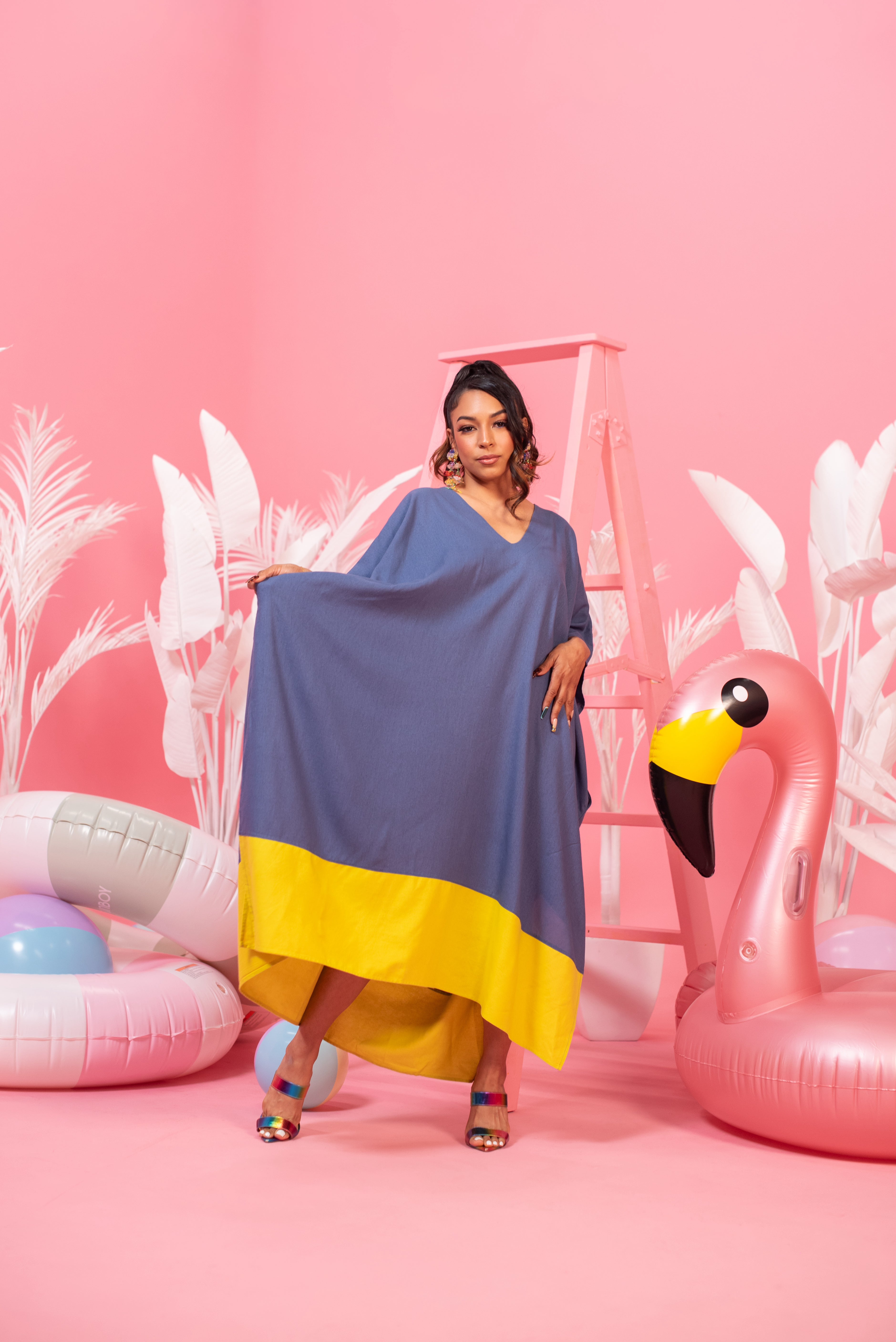 Azure Tide Linen Muumuu Dress – MuuvmentByFee